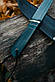 Ніж ручної роботи «Буревій #1» з піхвами зі шкіри Х12МФ/60 HRC., фото 5
