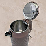 Електричний чайник 2,5 л Hoffmans Electronics HM-2542 Електрочайник для дому 2000W Бежевий, фото 9