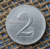 2 кванзи 1977 року. Ангола