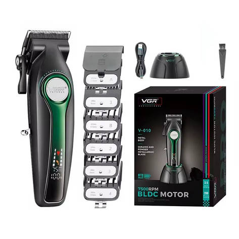 Професійна машинка для стрижки VGR Professional Green (V-010-GN), фото 2