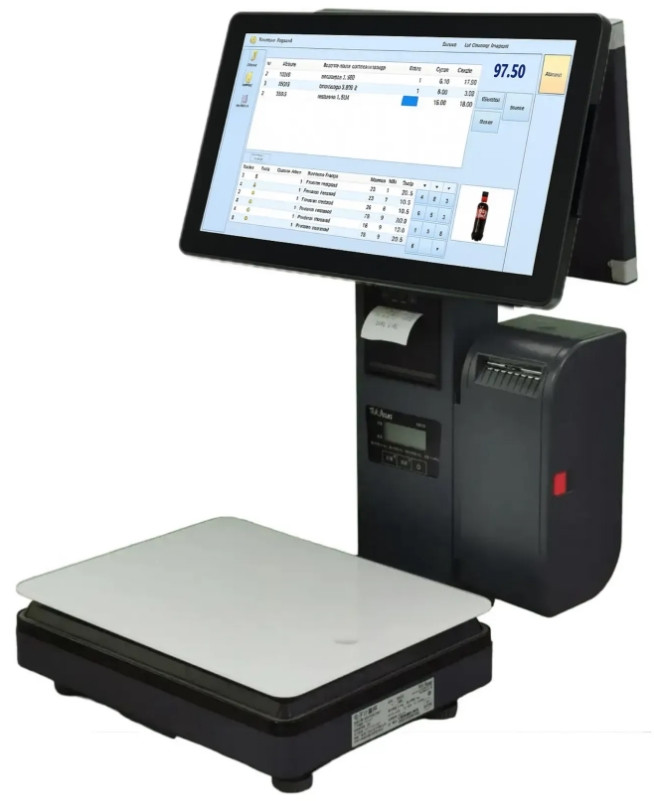 POS - термінал ALEO AL-WYT60II 15,6" ваги етикетки чеки i5/4Gb/120Gb сірий, фото 1