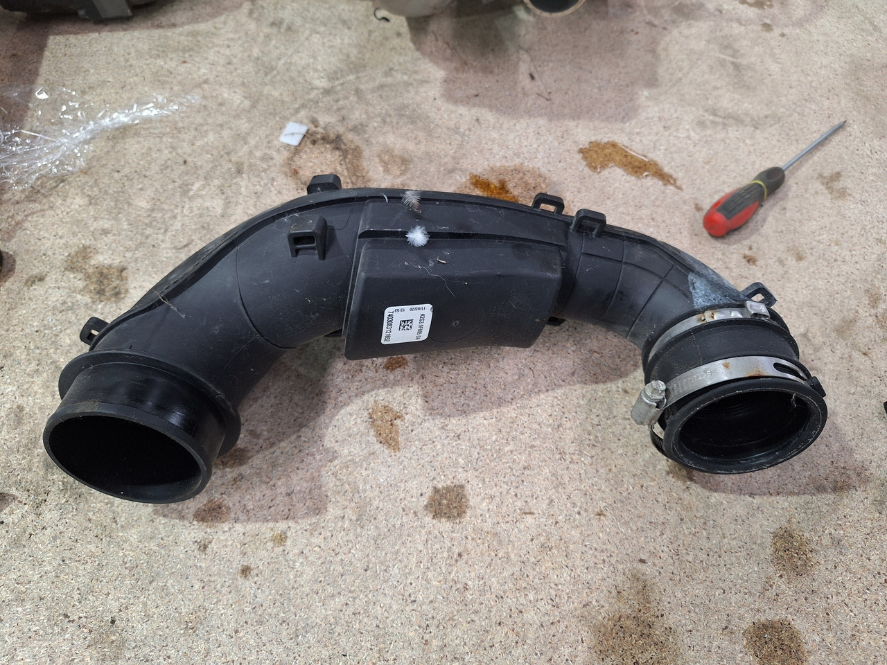 Ford Edge 2019-2024 Патрубок повітряний, вхід в турбіну (наддув)  K2GZ9B659B K2G39F805DA, фото 1