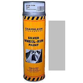 Акрилова автоемаль спрей для дисків срібляста Chamaleon Silver Wheel-Rim Spray Paint RAL 9006 500мл
