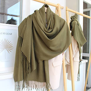 Кашеміровий однотонний шарф 104032