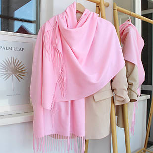 Кашеміровий однотонний шарф 104030