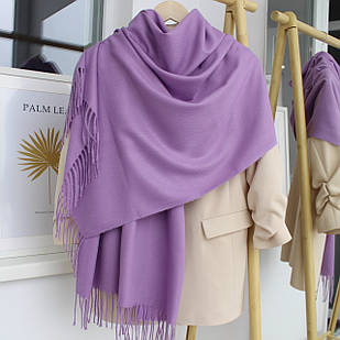 Кашеміровий однотонний шарф 104015