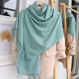 Кашеміровий однотонний шарф 104016