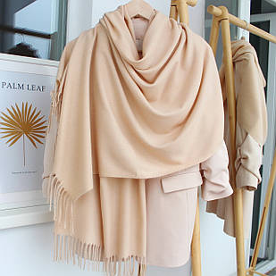 Кашеміровий однотонний шарф 104009