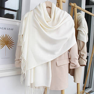 Кашеміровий однотонний шарф 104001