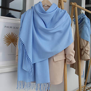 Кашеміровий однотонний шарф 104004