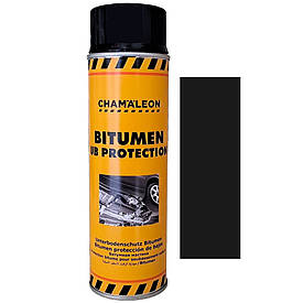 Антикорозійна бітумна мастика у спреї чорна Chamaleon Bitumen Ub Protection Spray 500мл