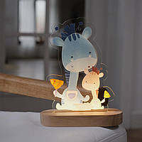 Дитячий нічник "Жираф з піцою" 12x17 см, з акумулятором та підсвічуванням (опц)