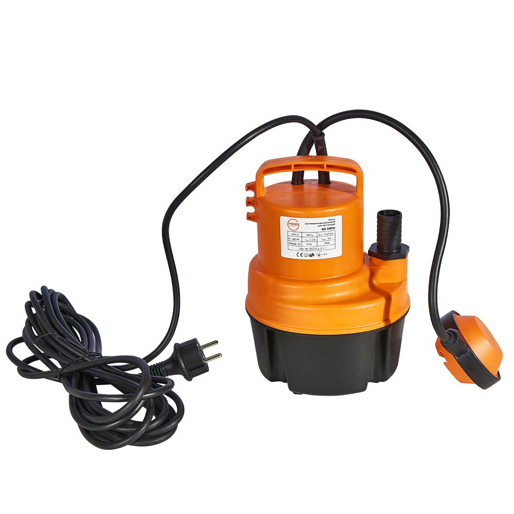 Насос заглибний дренажний для чистої води Powercraft DC 500fn, фото 1