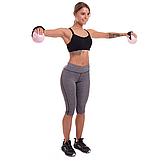 М'яч обтяжений з манжетом PRO-SUPRA WEIGHTED ENERGY BALL 030-0_5LB Рожевий, фото 10