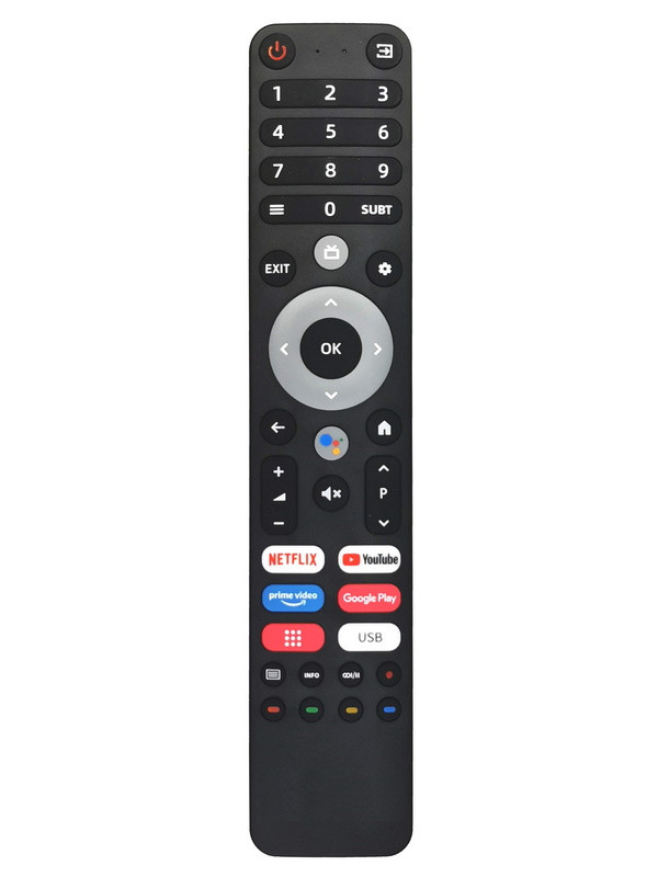 Пульт ДУ Liberton LTV-43U01AT Blaupunkt 32HBE4000 Strong SRT43UD6593 IR (без голосового пошуку)