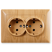 Розетка двойная с заземлением Gunsan Visage, Amazon, Германия