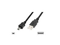 Кабель DIGITUS USB-A mini USB кабель мини юсб для зарядки и передачи данных