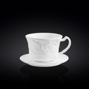 Чашка чайна з блюдцем WILMAX Whitestone 300 мл WL-661553 / A
