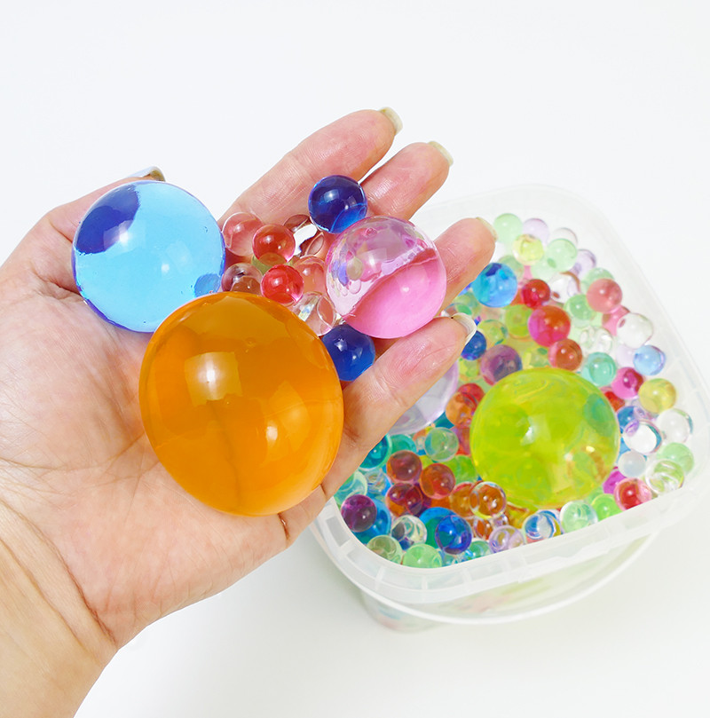 ГідрогелевіКульки Orbeez Mix Гігантські, Великі, Маленькі у Готовому вигляді 1000 мл (01430)