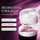 Патчі гідрогелеві Sadoer Snail Reorganize Collagen Eye Mask, 60 шт, фото 3