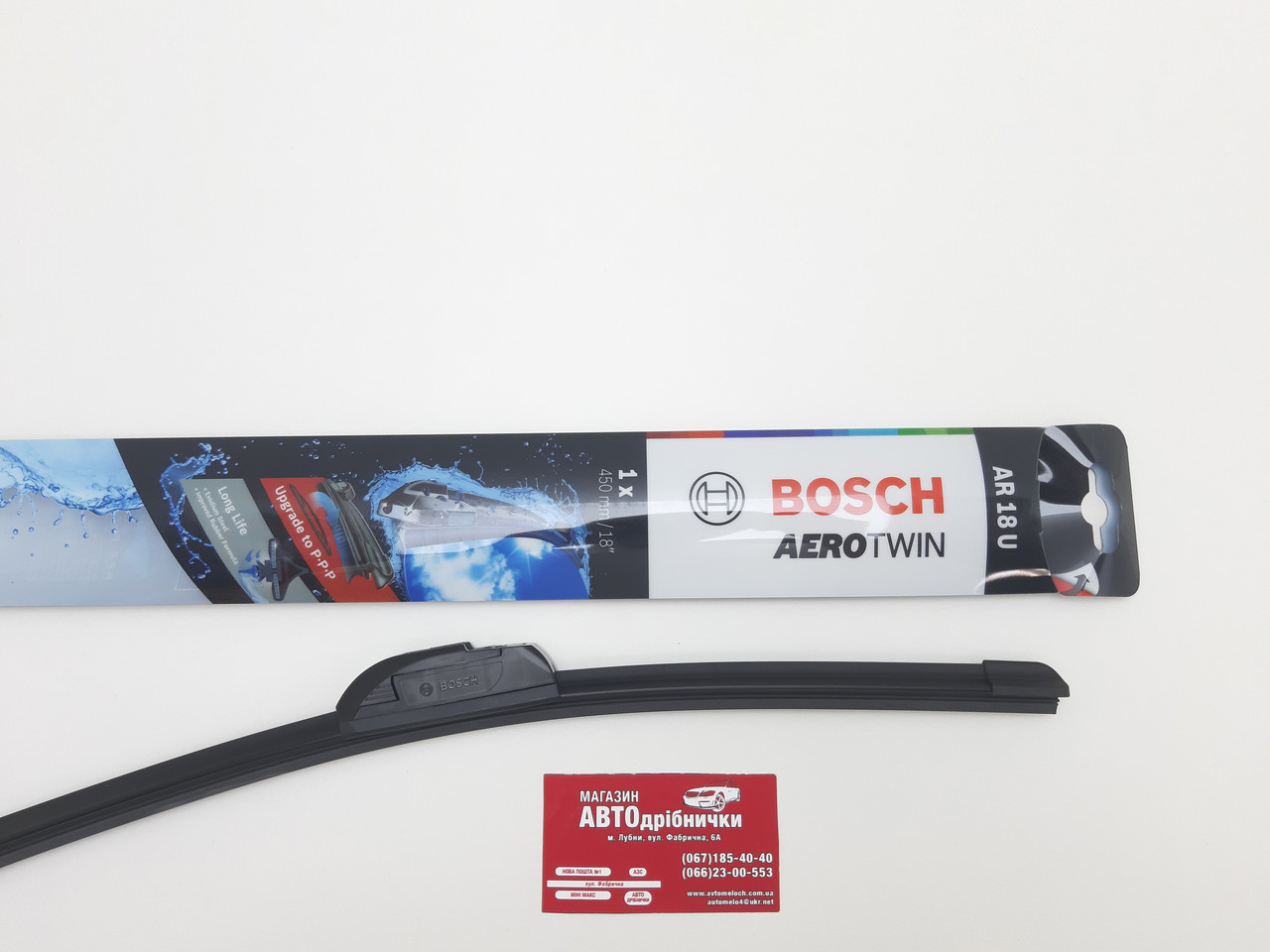Щітка склоочисника безкаркасна 450 мм (18") Bosch