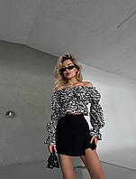 Модная летняя однотонная женская мини юбка-шорты на каждый день трендовые короткие шорты-юбка для девушек