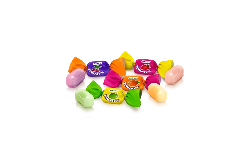 Цукерки жувальні Тоффі Yummi's Roshen 1кг