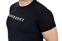 Футболка чоловіча Burberry 25-25Y-8600 чорна, фото 5
