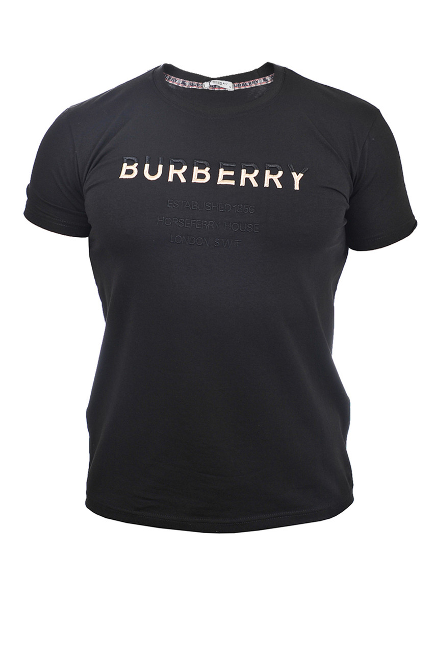 Футболка чоловіча Burberry 25-25Y-8600 чорна