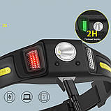 Налобний ліхтарик GT30 на акумуляторі, фото 6