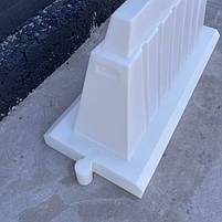 Дорожній блок водоналивний пластиковий білий та червоний 1.2 (м), фото 4