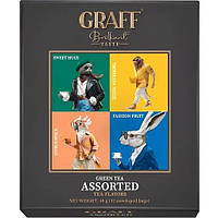 Чай зелений чай Graff Assorted Асорті Граф із кленовим сиропом 32 пакетики 4 види по 8 шт
