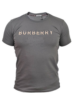 Футболка чоловіча Burberry 25-25Y-8600 сіра, фото 1