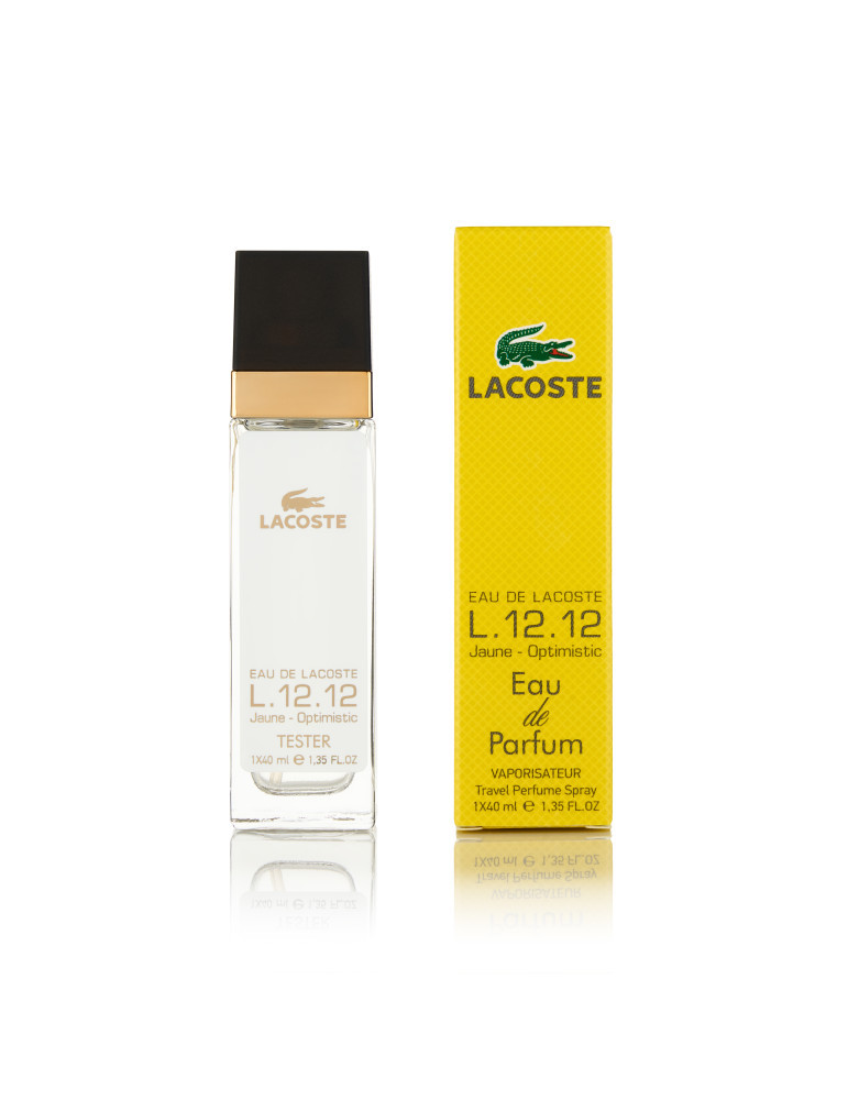 Чоловічий цитрусовий парфум Lacoste Eau de Lacoste L.12.12 Yellow (Jaune) - Travel Perfume 40ml
