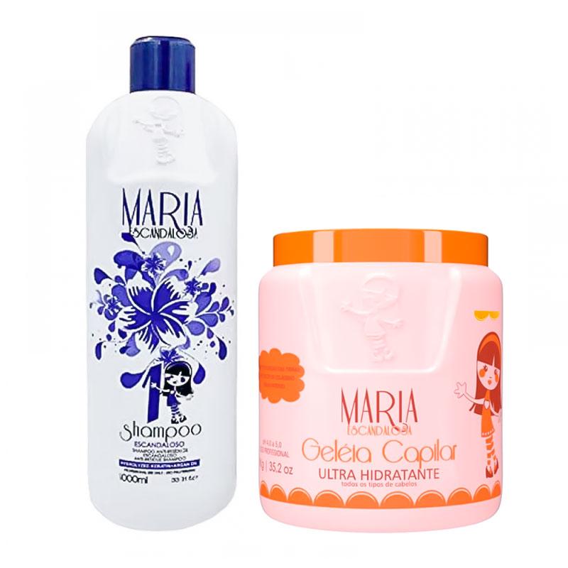 Набір колагену Maria Escandalosa Geleia Capilar Ultra Hidratante для волосся, 1000 + 1000 г (заводские)