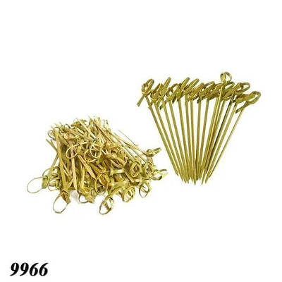 Шпажка Вузлик солома натуральна 10.5 см 100 шт