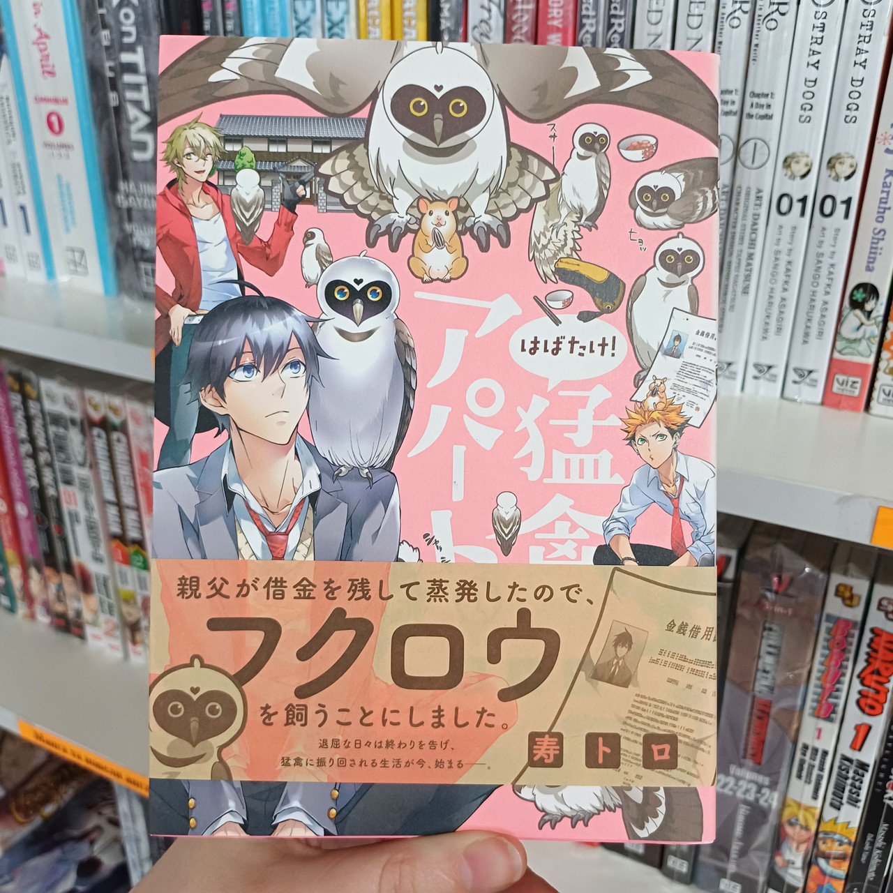 Манга японською мовою Habatake! Moukin Apato - Політ до висот! Квартира з хижими птахами. Том 1, фото 1