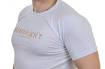 Футболка чоловіча Burberry 25-25Y-8600 біла, фото 5