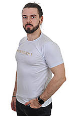 Футболка чоловіча Burberry 25-25Y-8600 біла, фото 3