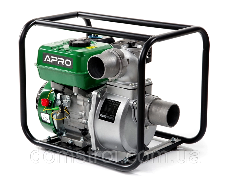 Мотопомпа бензинова 4-тактна 6.5 к.с. 30 м³/год APRO WP-60 (852136)
