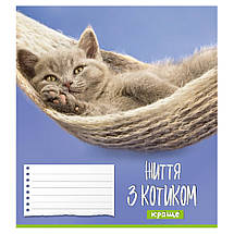 Зошит 12_арк. клітинка "Поліграфіст" / Життя з котиком, фото 3