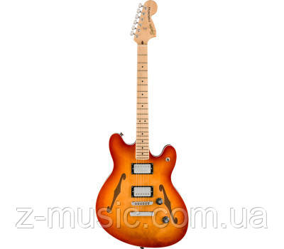 Гітара напівакустична SQUIER AFFINITY SERIES STARCASTER DELUXE SIENNA SUNBURST, фото 1