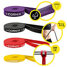 Еспандер-петля Cornix Power Band 2-38 кг (гума для фітнесу та спорту) набір 4 шт XR-0087 Poland, фото 5
