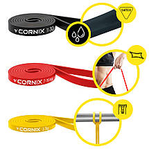 Еспандер-петля Cornix Power Band 2-30 кг (гума для фітнесу та спорту) набір 3 шт XR-0090 Poland, фото 4