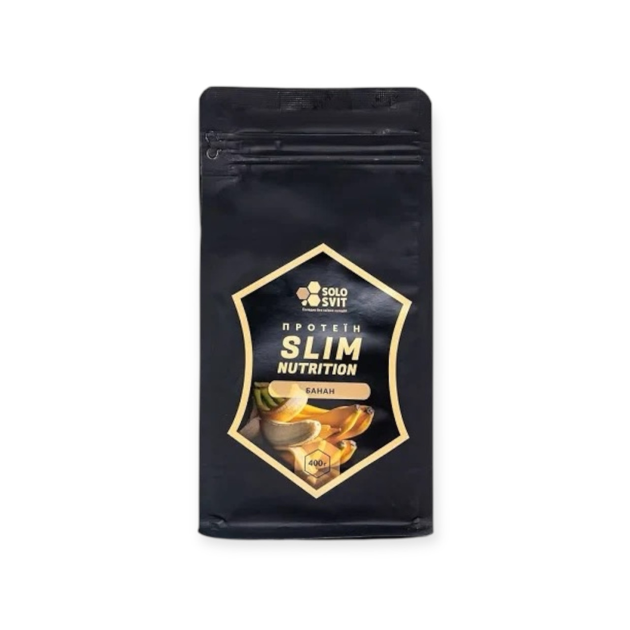 Протеїн Slim Nutrition з бананом ,400г , SoloSvit, фото 1