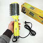 Фен стайлер для укладання та завивки волосся VGR V-497. CR-311 Колір: жовтий, фото 2