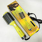 Фен стайлер для укладання та завивки волосся VGR V-497. CR-311 Колір: жовтий, фото 3