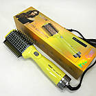 Фен стайлер для укладання та завивки волосся VGR V-497. CR-311 Колір: жовтий, фото 4