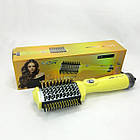 Фен стайлер для укладання та завивки волосся VGR V-497. CR-311 Колір: жовтий, фото 7