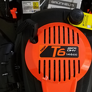 Бензинова газонокосарка Grunhelm S461VHY 60 л 75 мм 4 к.с самохідна, фото 5